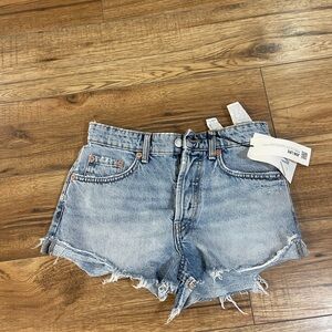 Zara Light Blue Jean Shorts